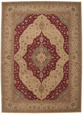 Nourison Heritage Hall HE03 Red Multicolor 12'x15'   Rug