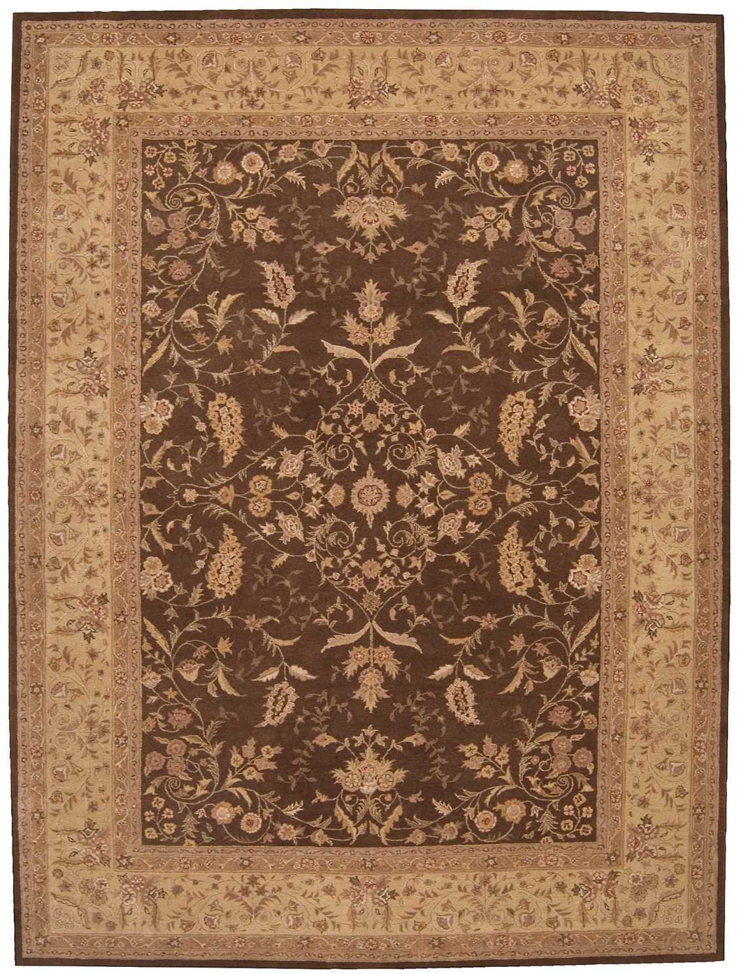 Nourison Heritage Hall HE05 Brown Multicolor 10'x14'   Rug