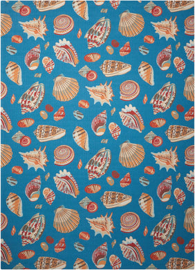 Waverly Sun N Shade SND22 Blue 8'x11'   Rug