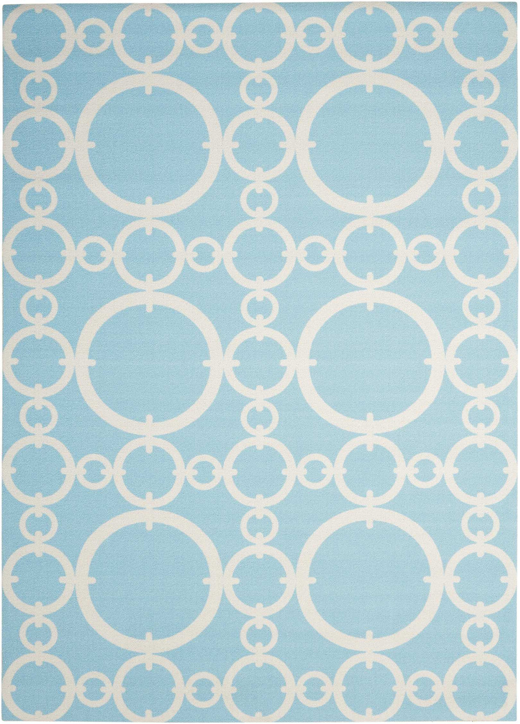 Waverly Sun N Shade SND02 Blue 8'x11'   Rug