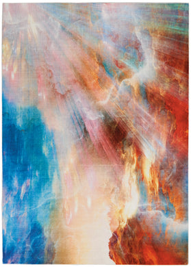 Nourison Le Reve LER04 Multicolor 5'x7' PhotoReal Area Rug