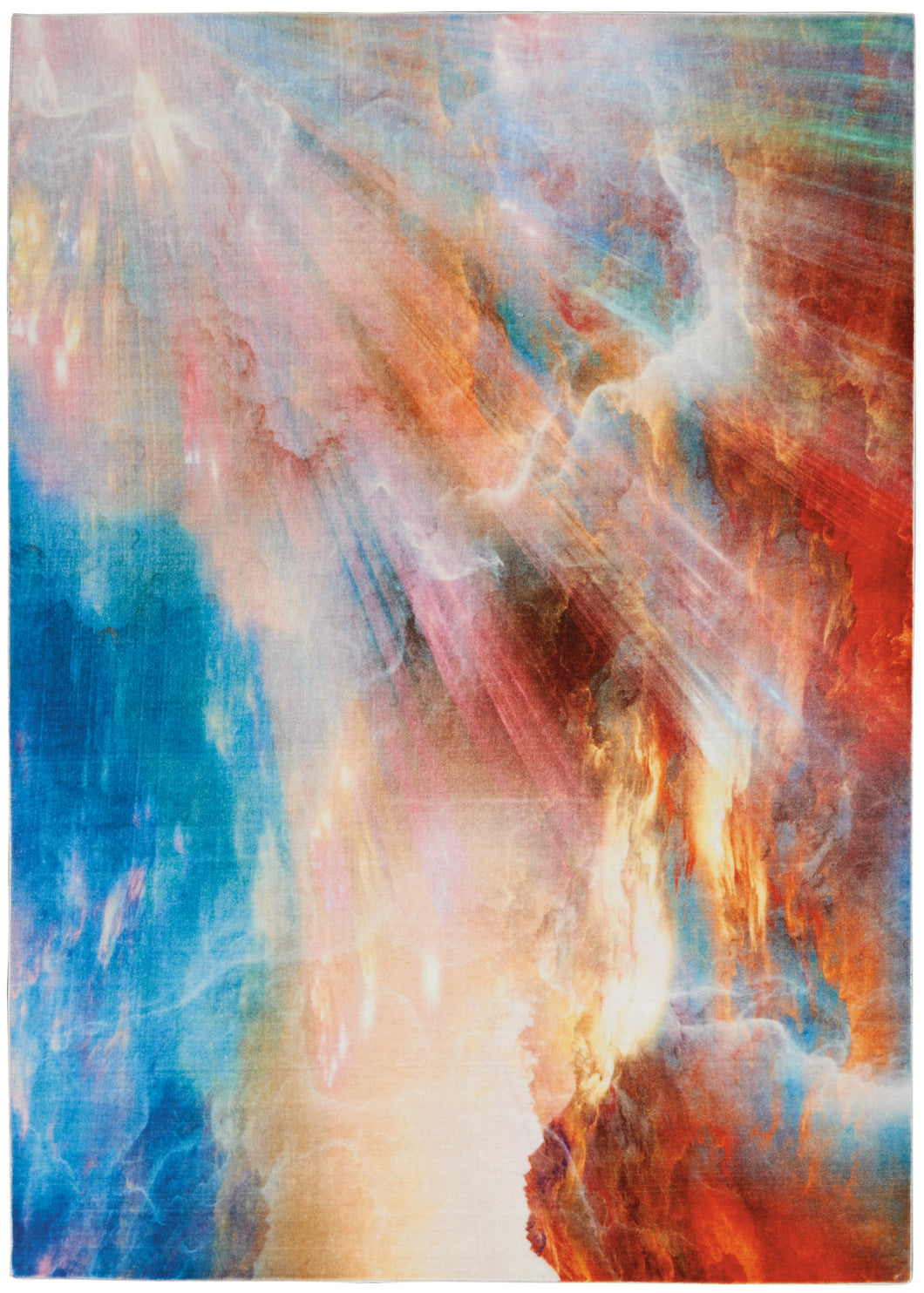 Nourison Le Reve LER04 Multicolor 5'x7' PhotoReal Area Rug