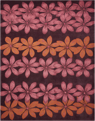 Nourison Contour CON16 Purple 8'x11'   Rug