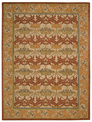 Nourison India House IH86 Beige 8'x11'   Rug