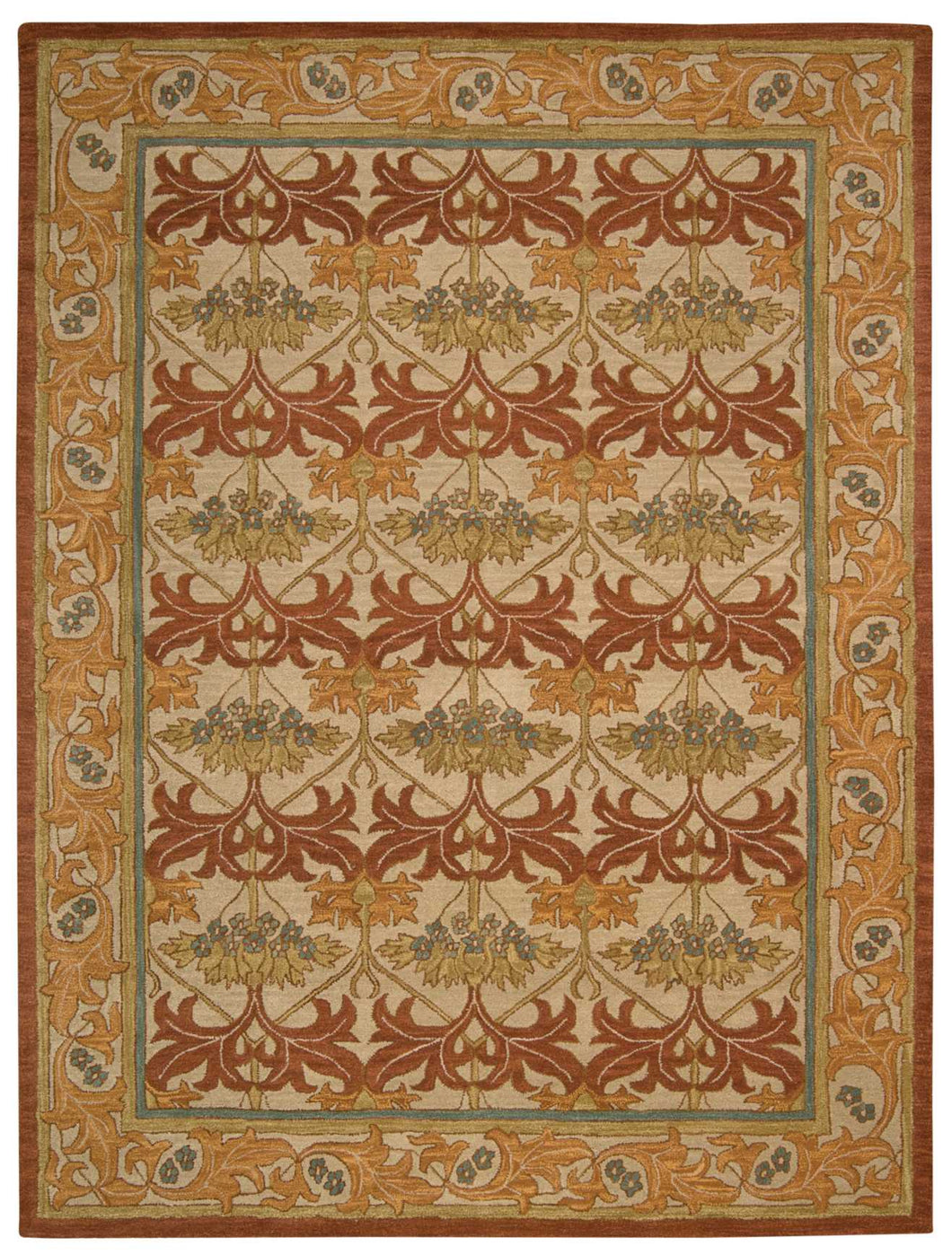 Nourison India House IH86 Beige 8'x11'   Rug