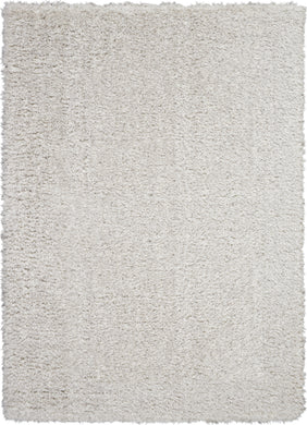 Nourison Luxe Shag LXS01 Grey 9'x12' Oversized  Rug