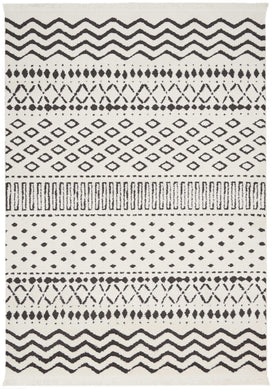 Nourison Kamala DS501 White and Blue 9'x13' Oversized  Rug