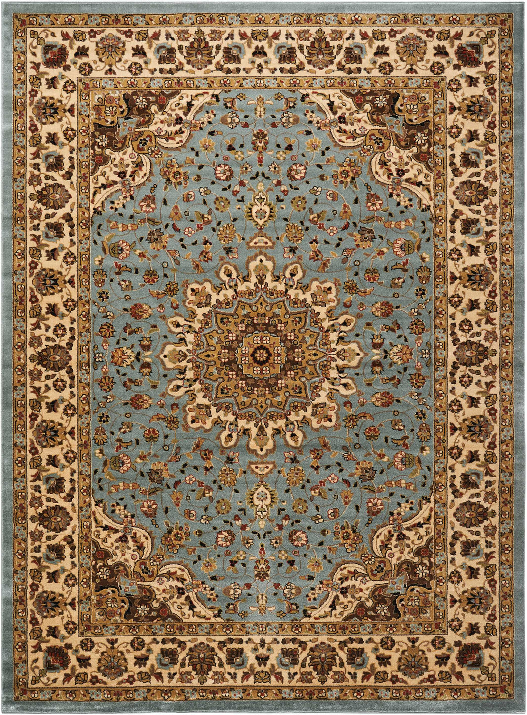 Nourison Delano DEL04 Blue 8'x11'   Rug