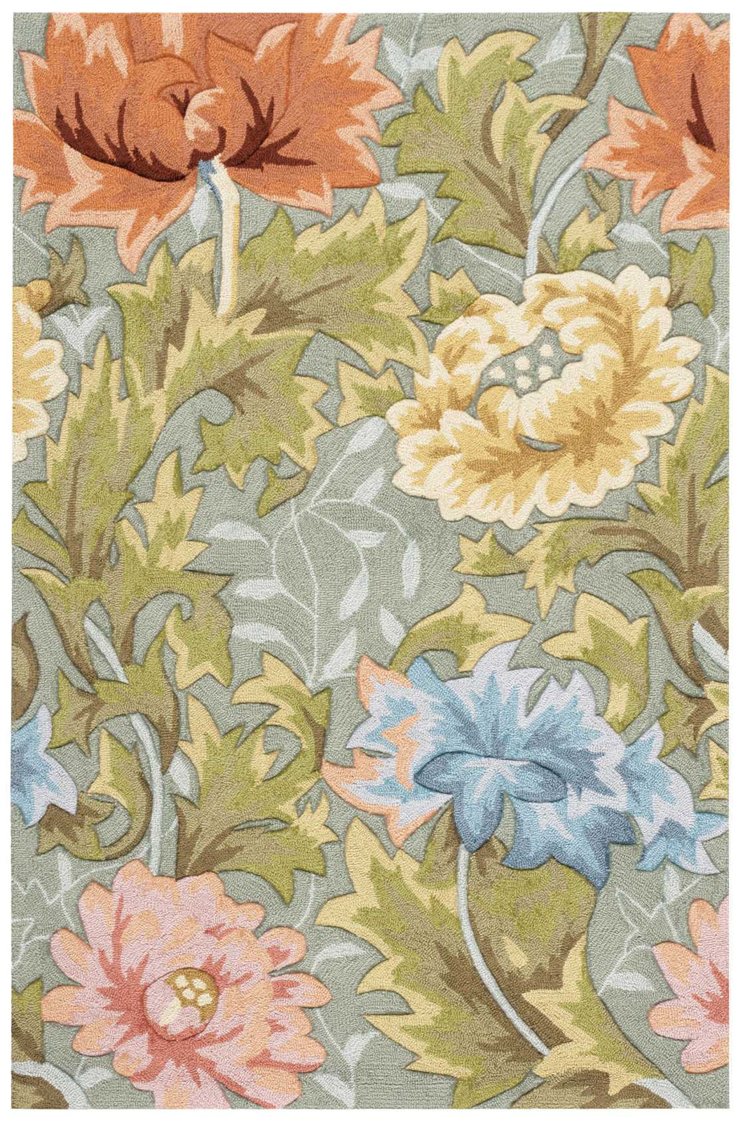 Nourison Fantasy FA22 Grey 4'x6'  Area Rug