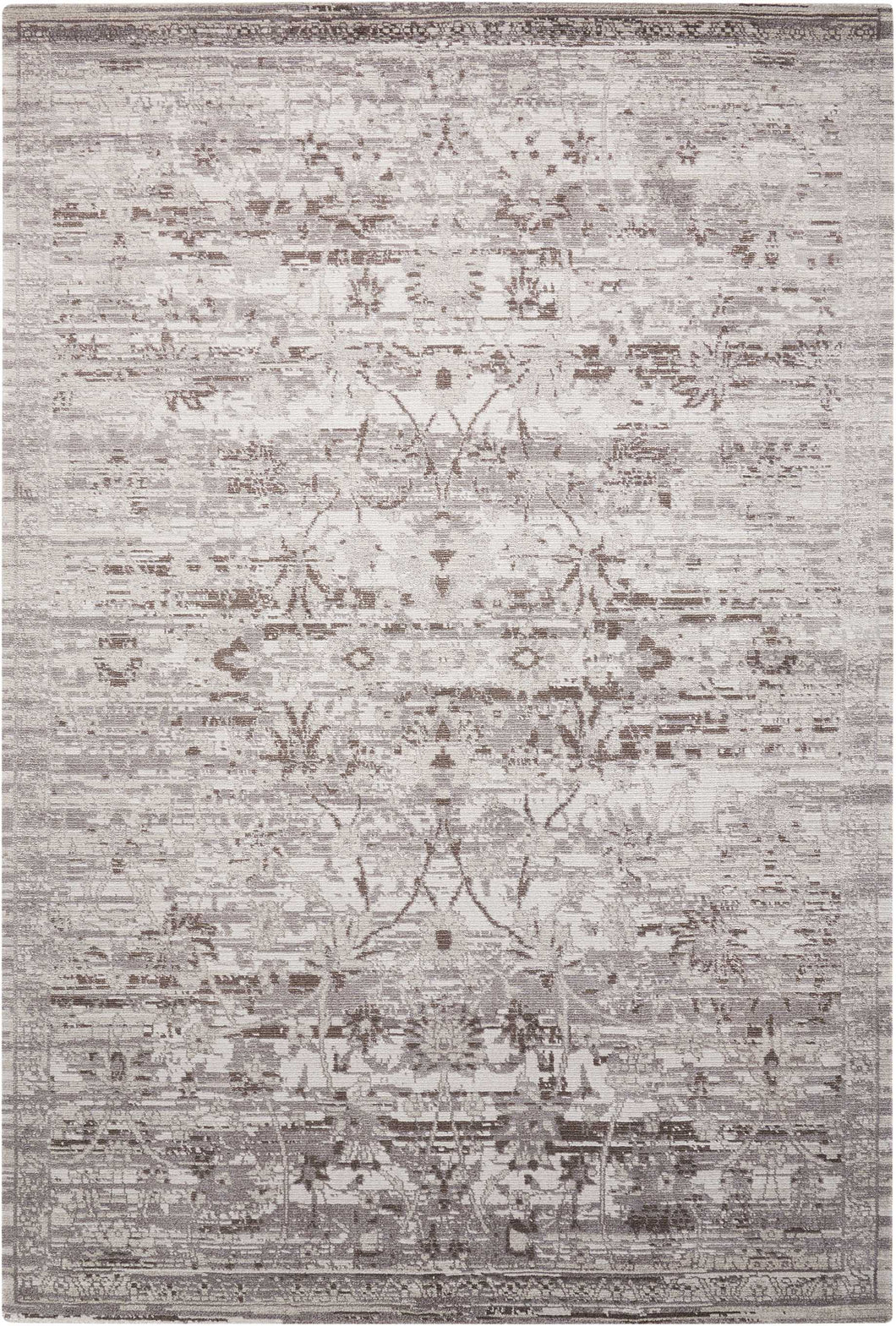 Nourison Twilight TWI01 Grey 6'x8'  Area Rug